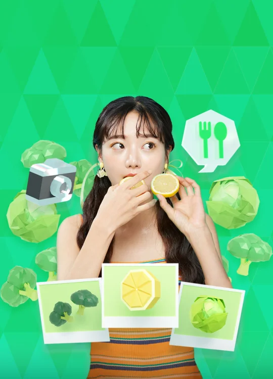 AIによる食事解析と栄養素グラフ表示